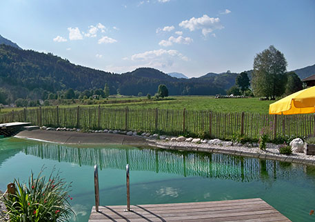 Schwimmteich Andrebauernhof Inzell