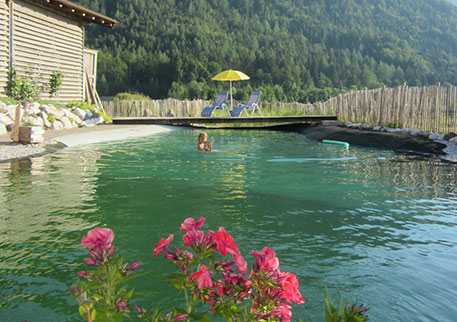 Schwimmteich Andrebauernhof Inzell